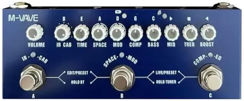 مولتی افکت بیس m vave cube baby m vave cube baby bas multi efect