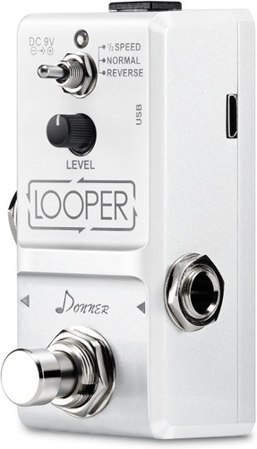لوپر دونر donner Donner Tiny Looper Guitar Effect Pedal 10 minutes of Looping 3 Modes