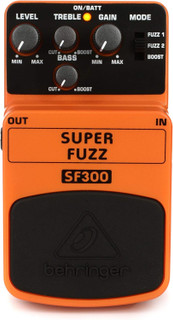 Behringer Super Fuzz Sf300 3-Mode Fuzz Distortion Effects Pedal